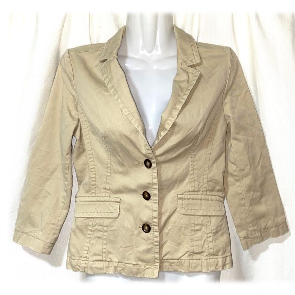 Blazer Café claro XS Old Navy - Imagen 2