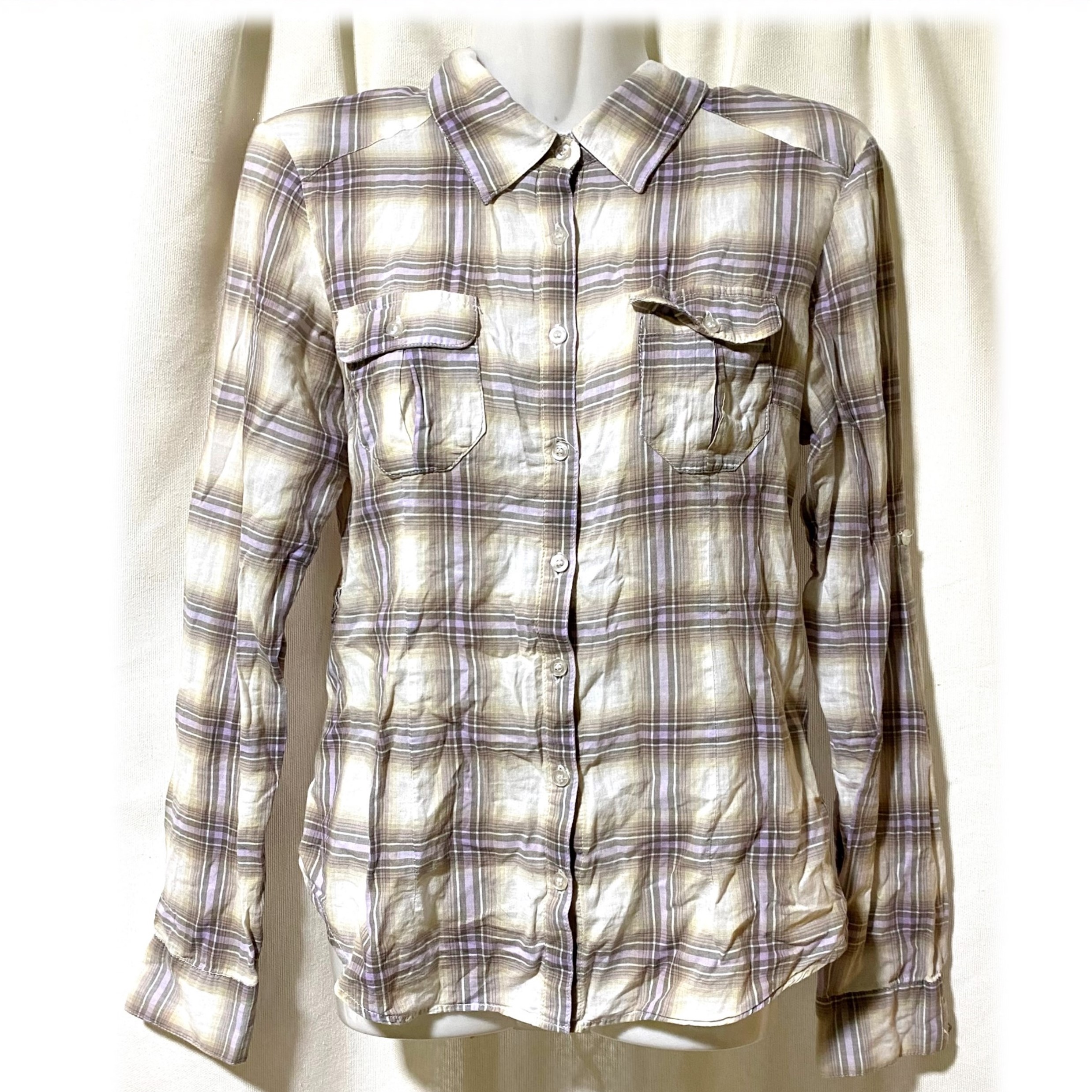 Camisa Café Claro Muv Talla M - Imagen 2