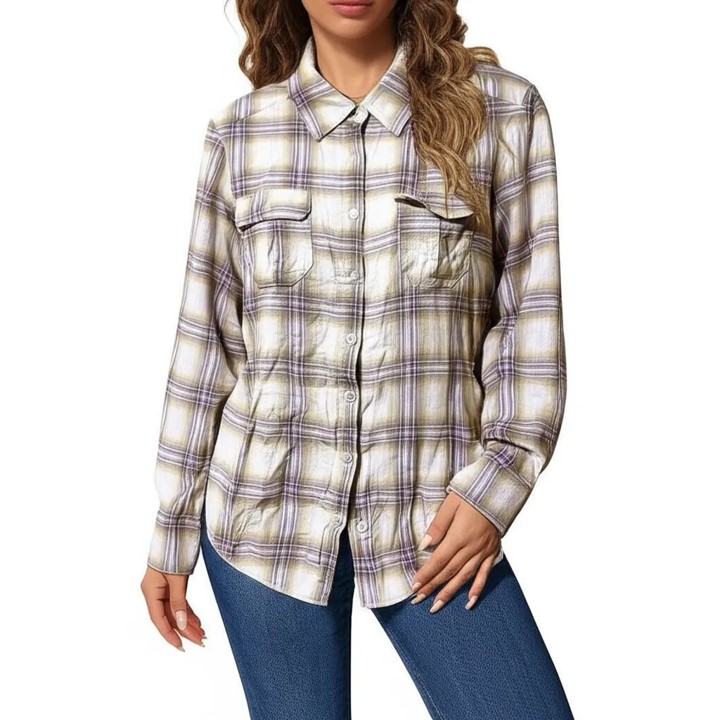 Camisa Café Claro Muv Talla M