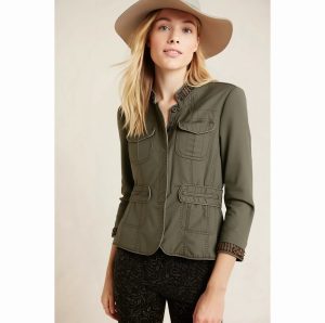 Chaqueta Outfit Verde Militar Talla S