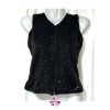 Chaqueta Lentejuelas Negra Talla Única - Imagen 2