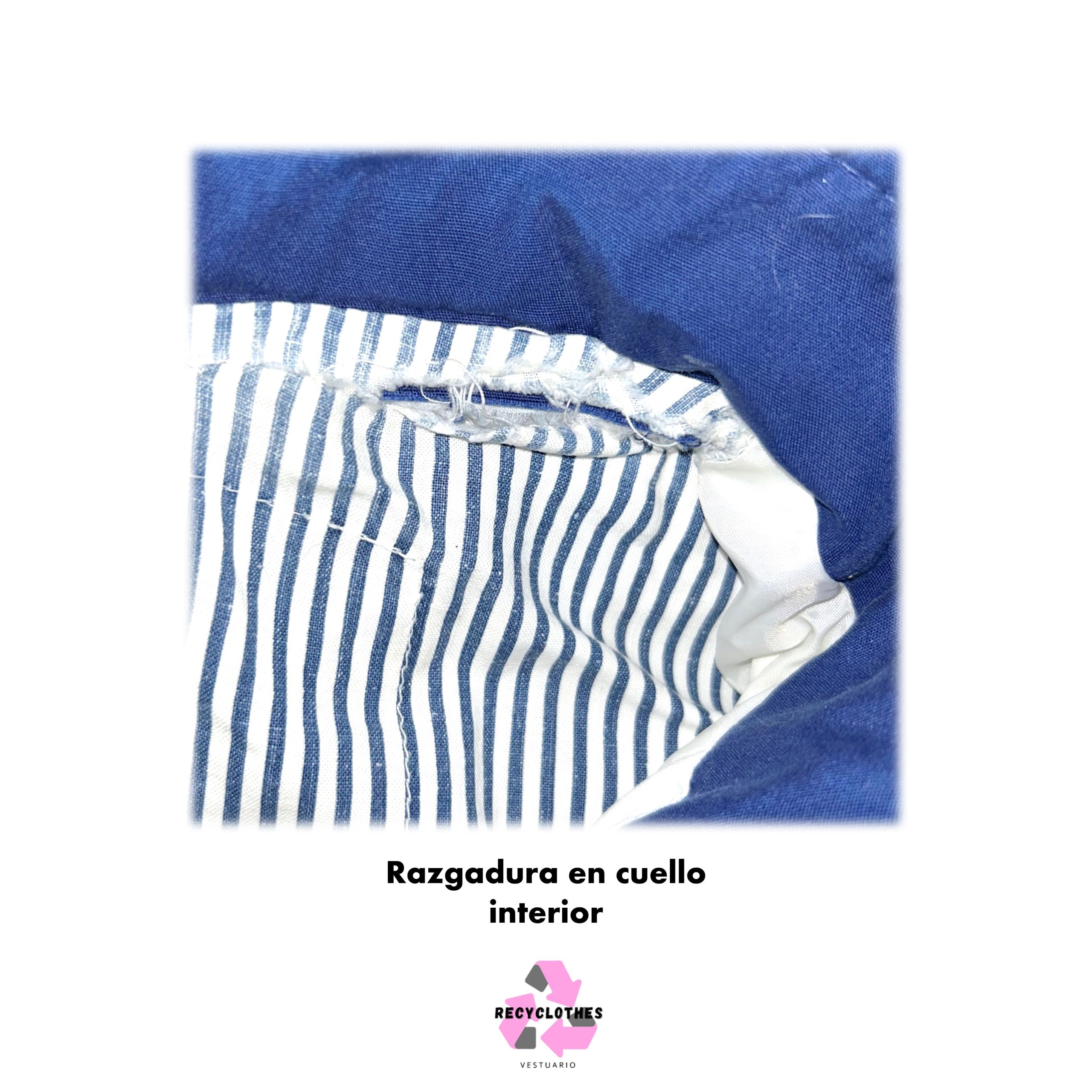 Cortaviento Blanco y Azul Talla Única - Imagen 4