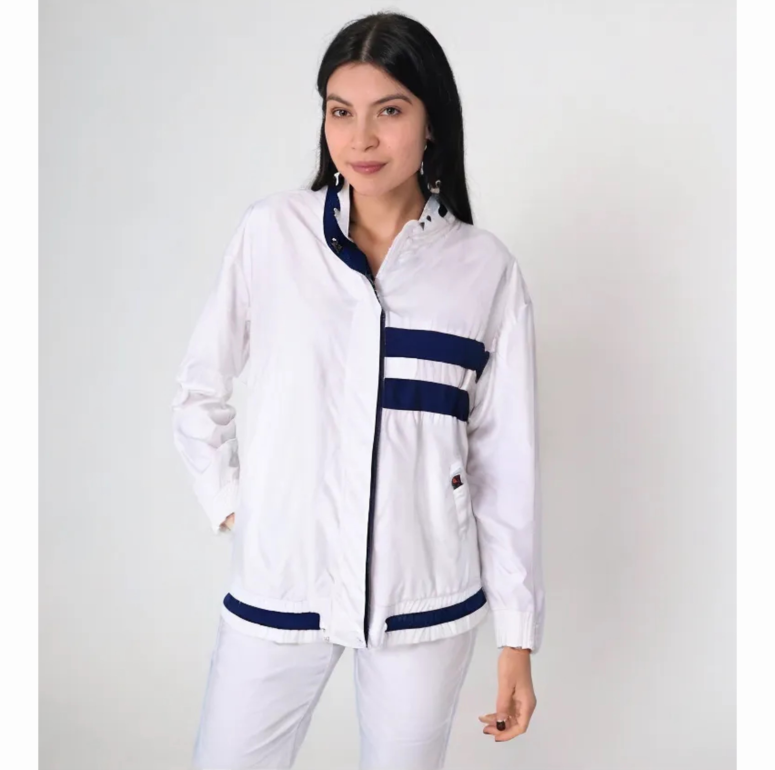 Cortaviento Blanco y Azul Talla Única