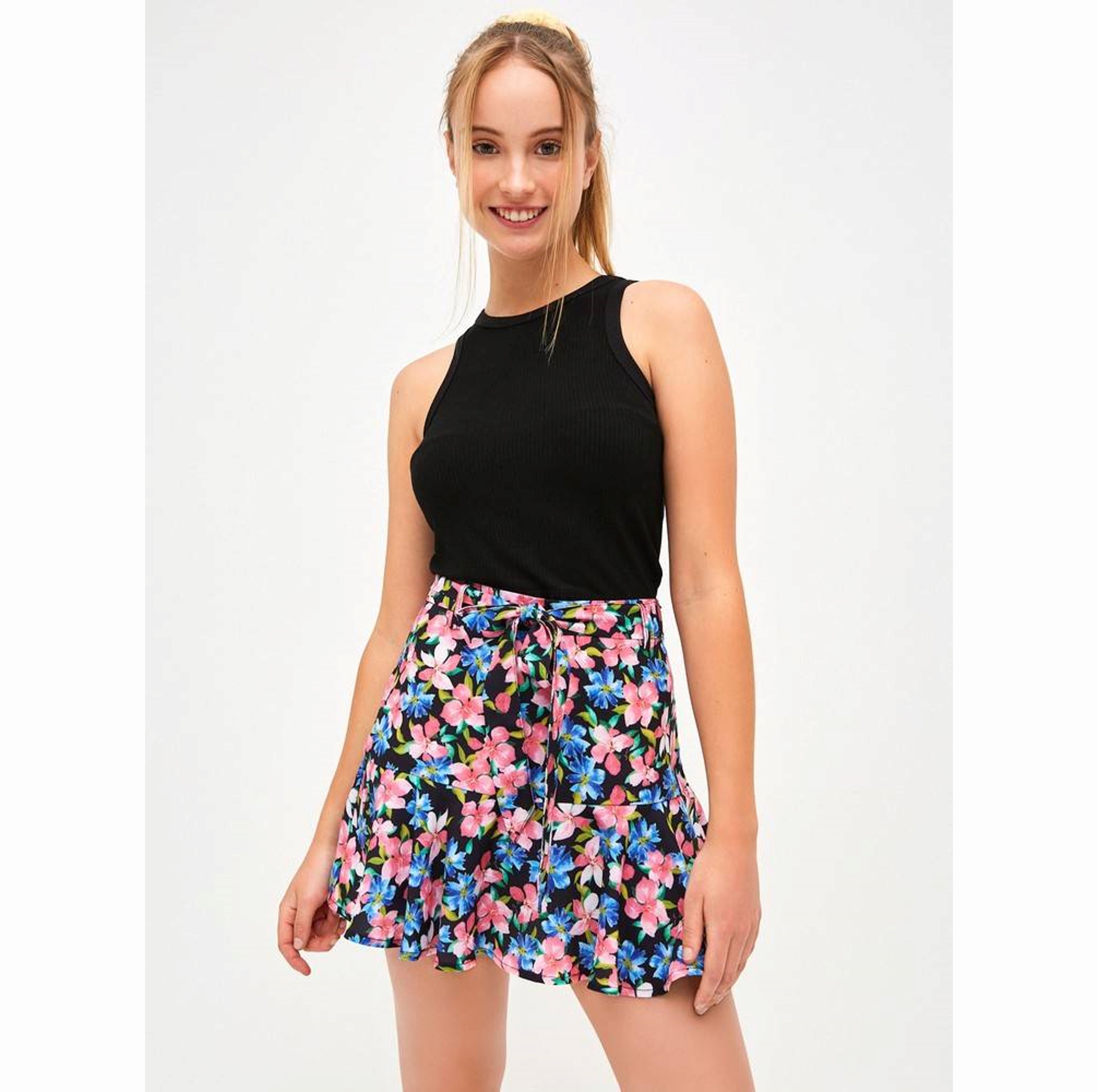 Falda Multicolor Talla M Opposite