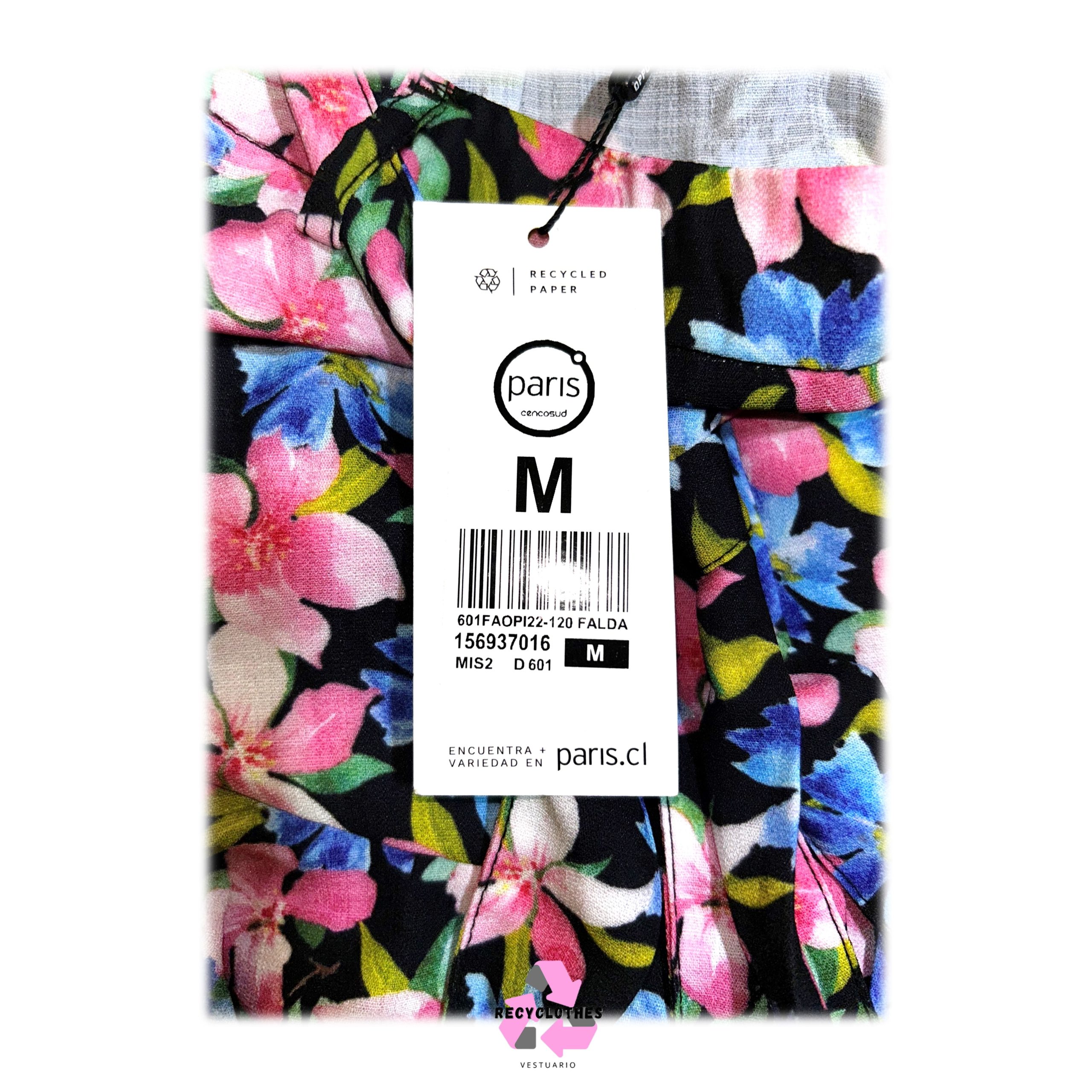 Falda Multicolor Talla M Opposite - Imagen 4