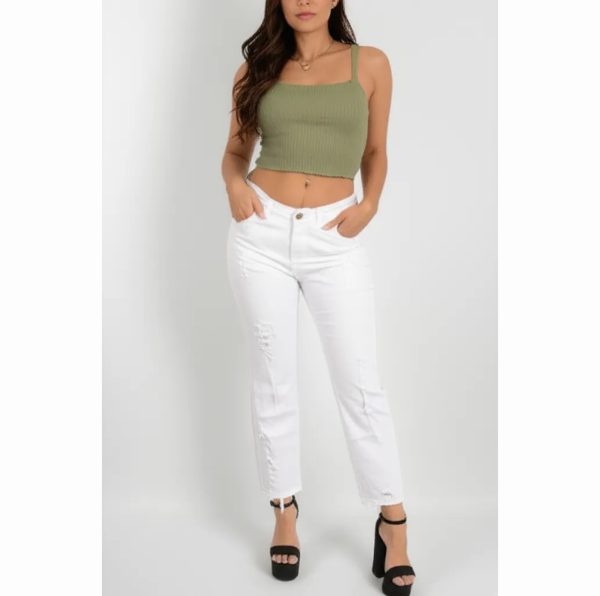 Pantalón Blanco 38 Forever 21