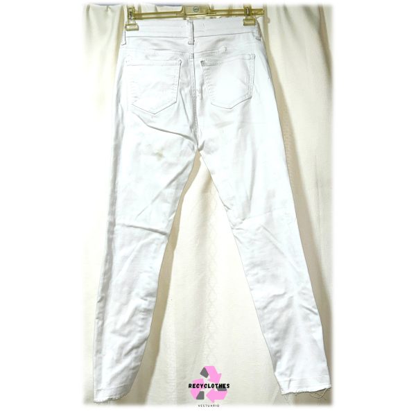 Pantalón Blanco 38 Forever 21 - Imagen 3