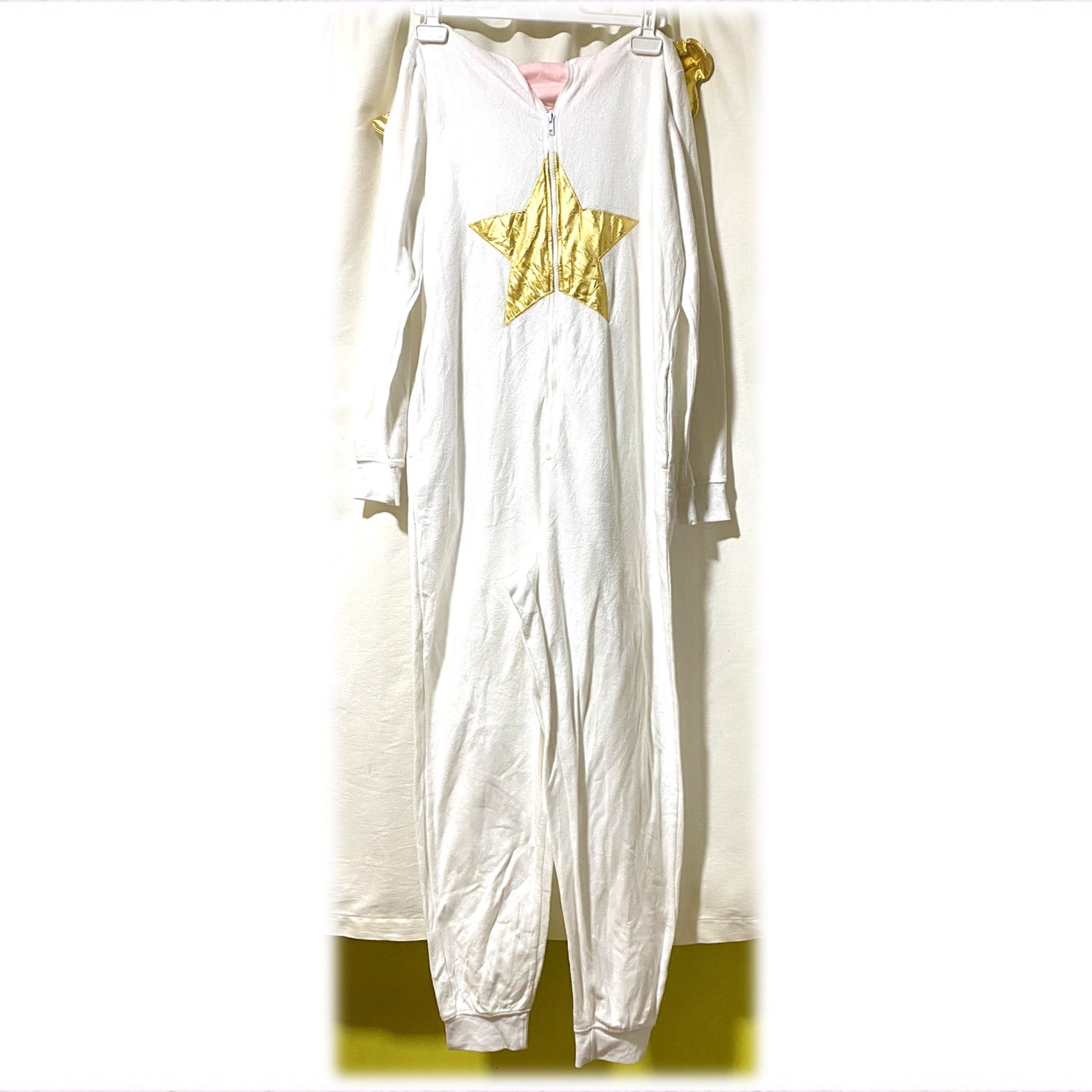 Pijama Enterito Unicornio Blanco Talla M/L - Imagen 2