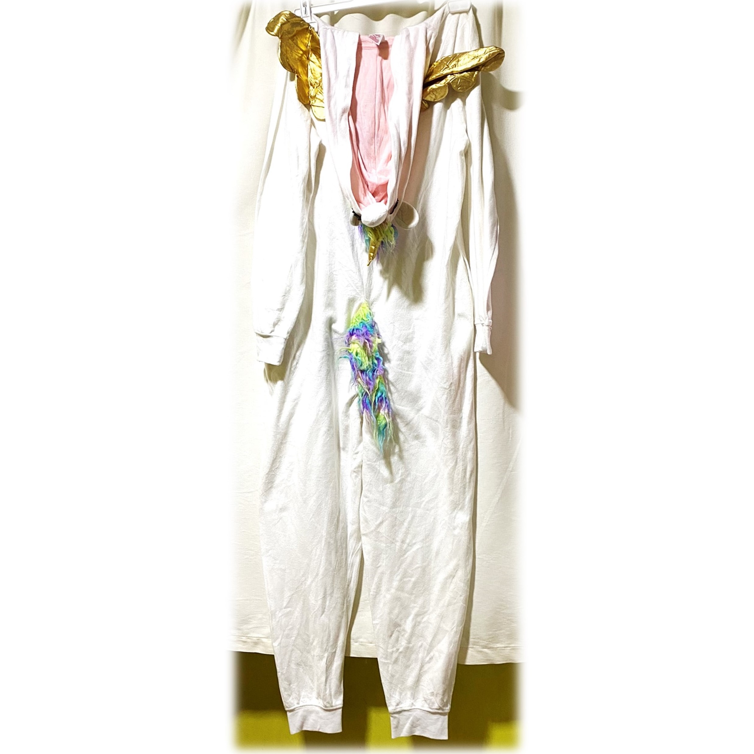 Pijama Enterito Unicornio Blanco Talla M/L - Imagen 3