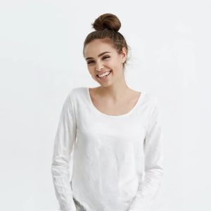 Polera Blanca M H&M