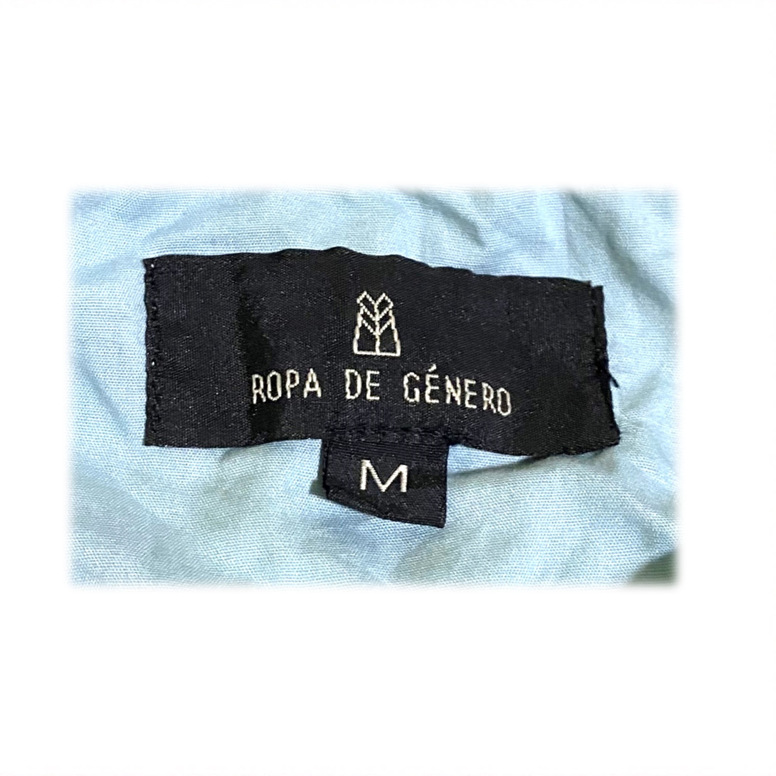 Polera Celeste Ropa de Género Talla M - Imagen 4