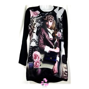 Polera Negra 16 Hope Star