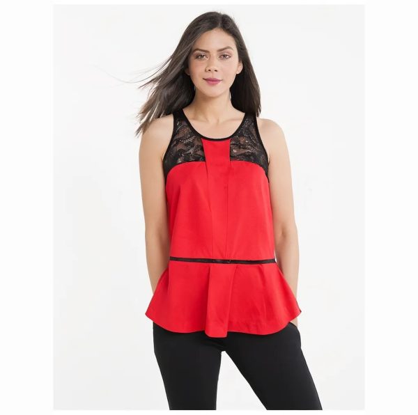 Polera Roja M Guess