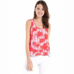 Polera Rosa fluor L Sybilla