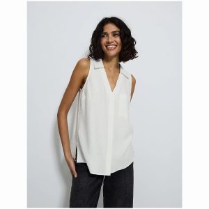Blusa Crema 40 H&M