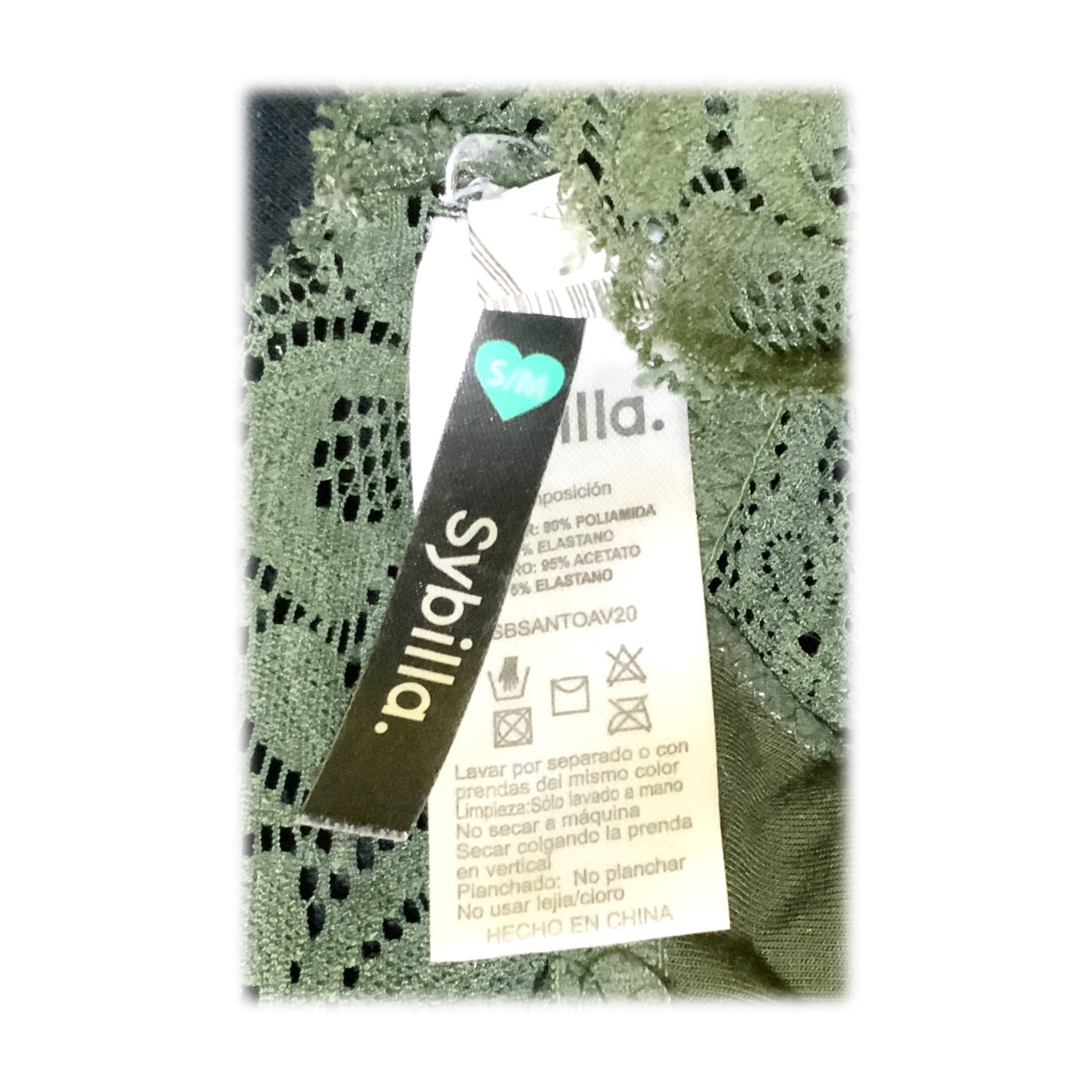 Bralette Verde Sybilla Talla S/M - Imagen 4