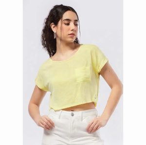 Crop Top Amarillo Talla S Aussie