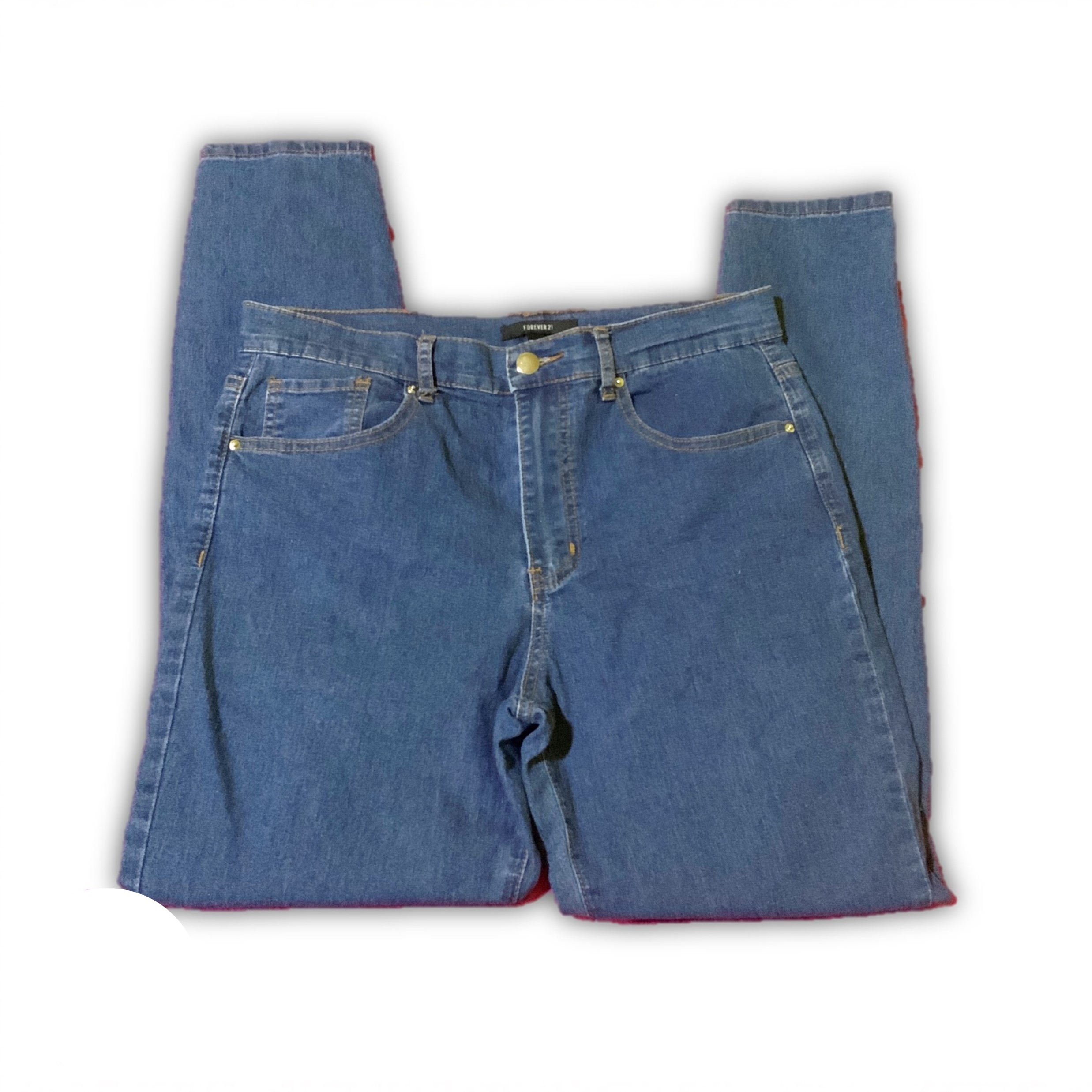 Jeans Azul Talla 28 Forever 21 - Imagen 2