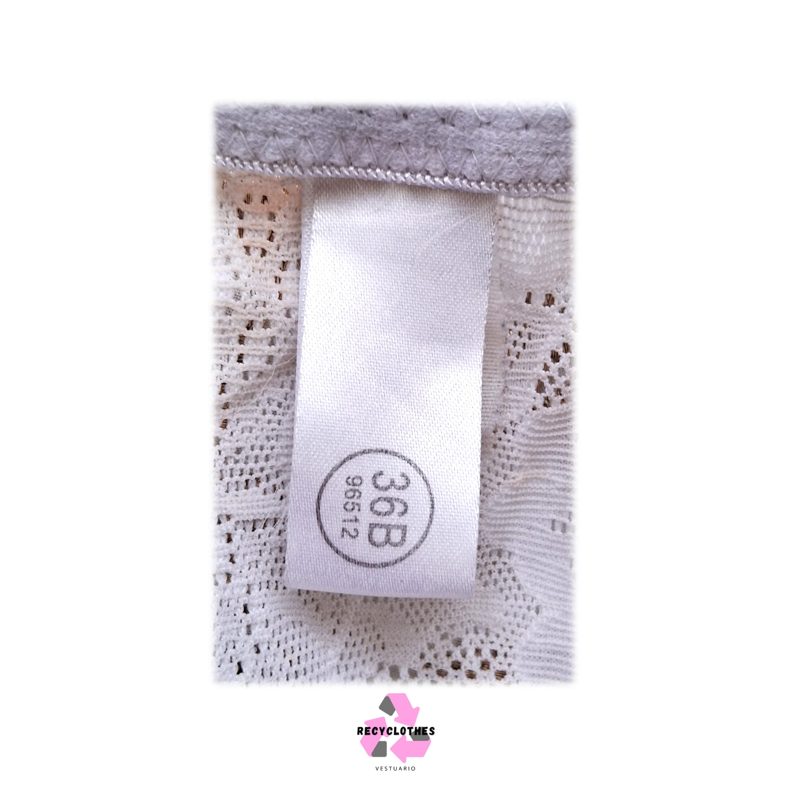Corset Blanco Talla 36B Intime - Imagen 4