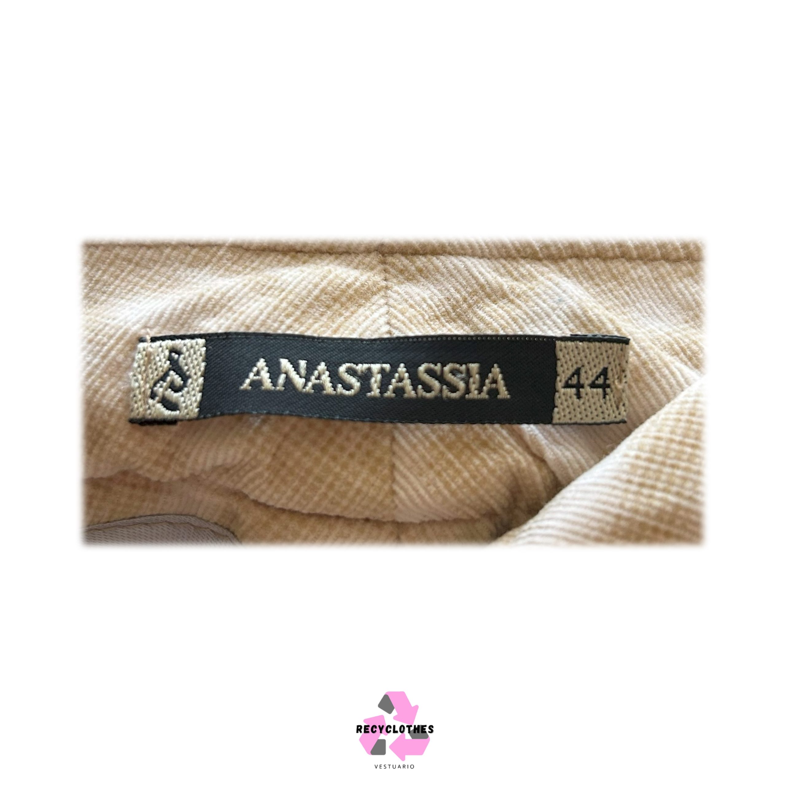 Pantalón Beige Talla 44 Anastassia - Imagen 4