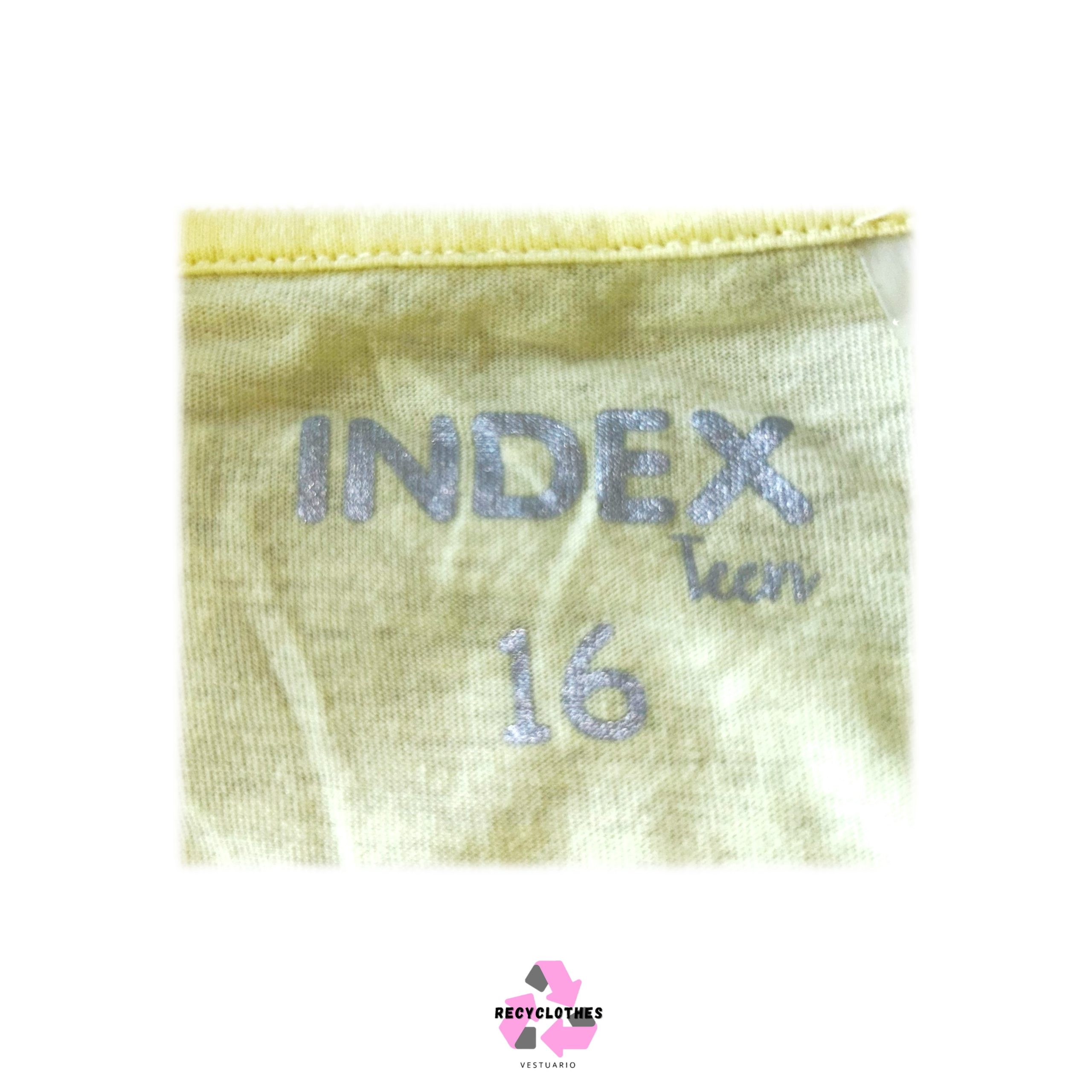 Polera Amarilla Index Talla 16 - Imagen 4