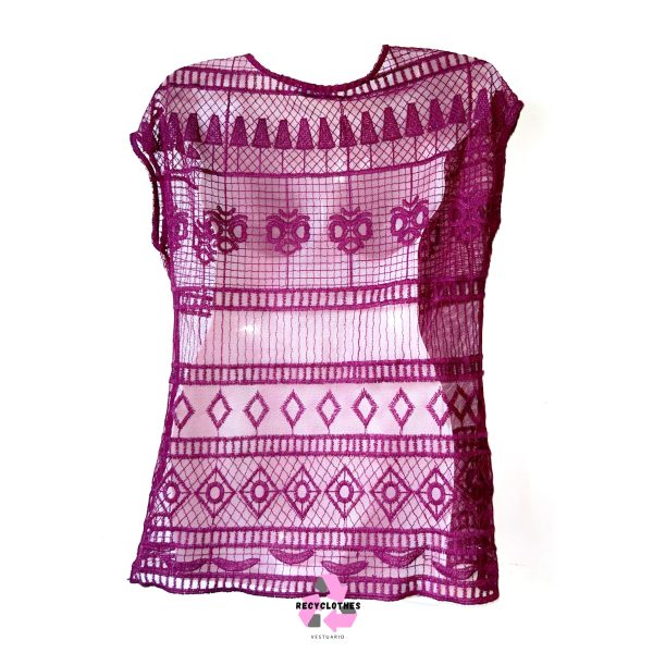 Polera Burdeo XS Ricki's - Imagen 3