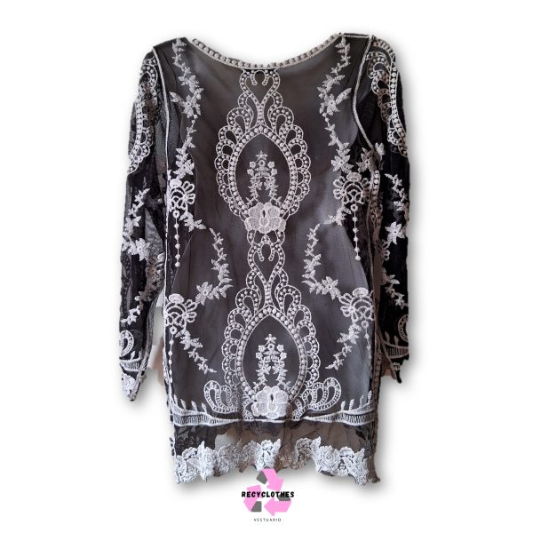 Polera Negra S Yourenotalone - Imagen 3
