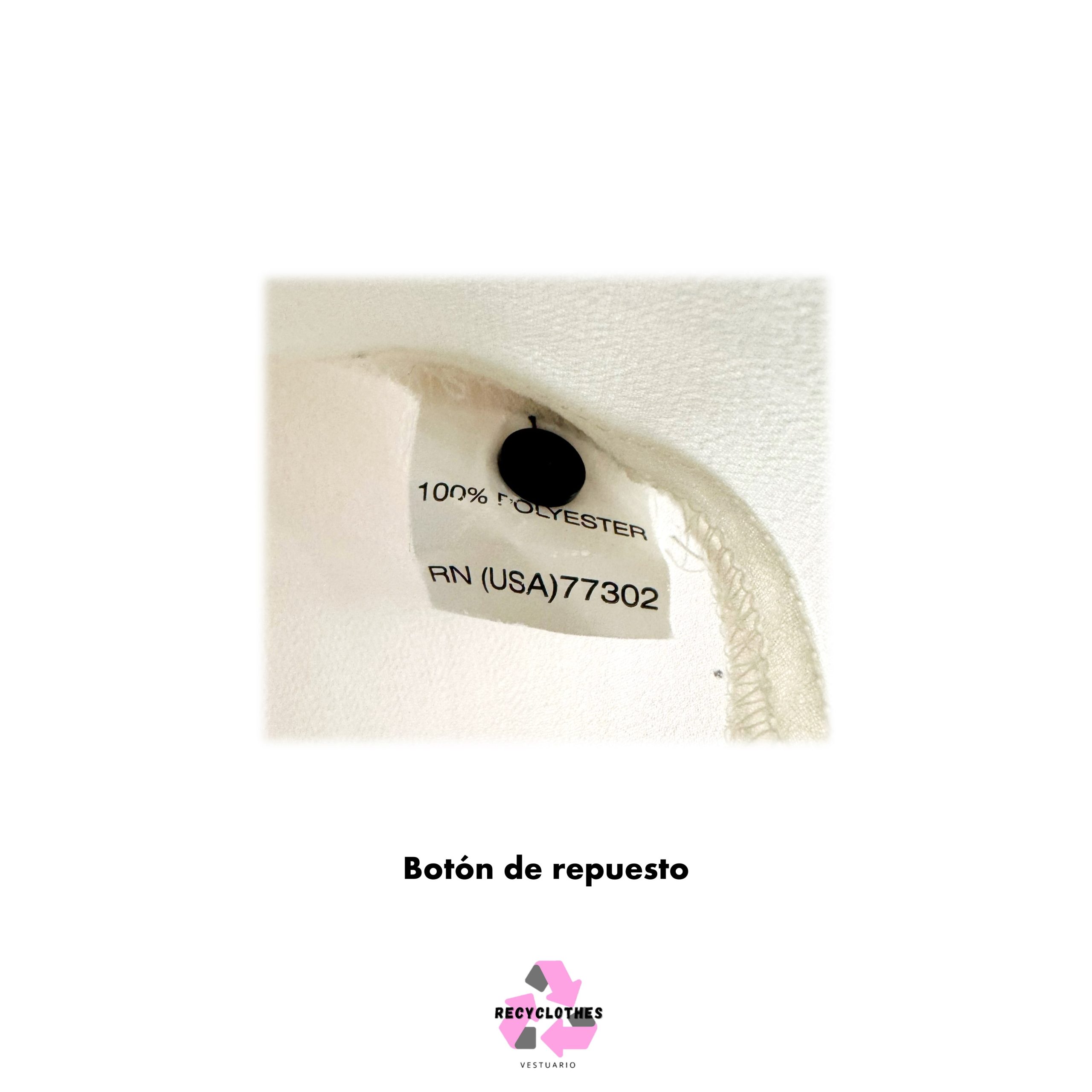 Blusa Crema Zara Talla M - Imagen 5