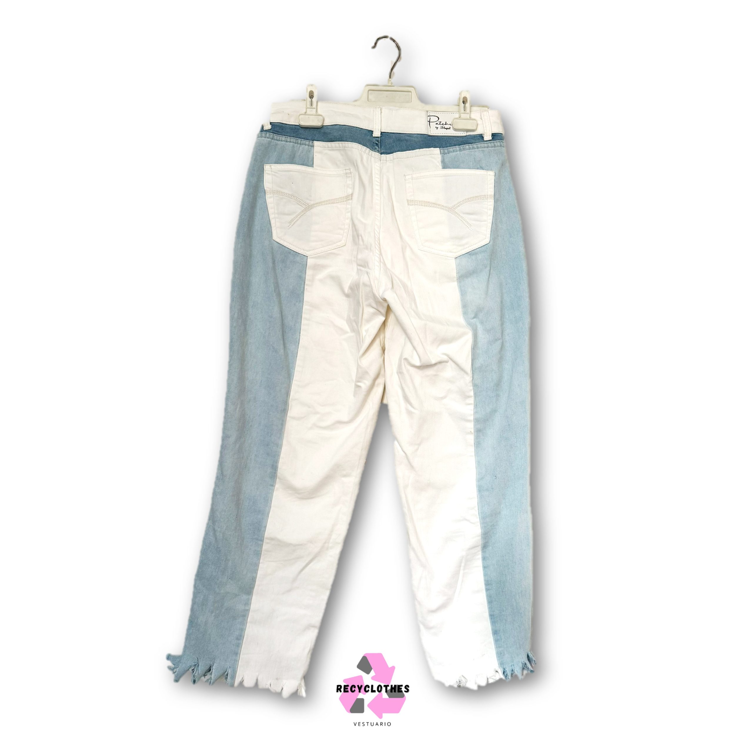 Pantalón Blanco Talla 42 Blugirl - Imagen 3