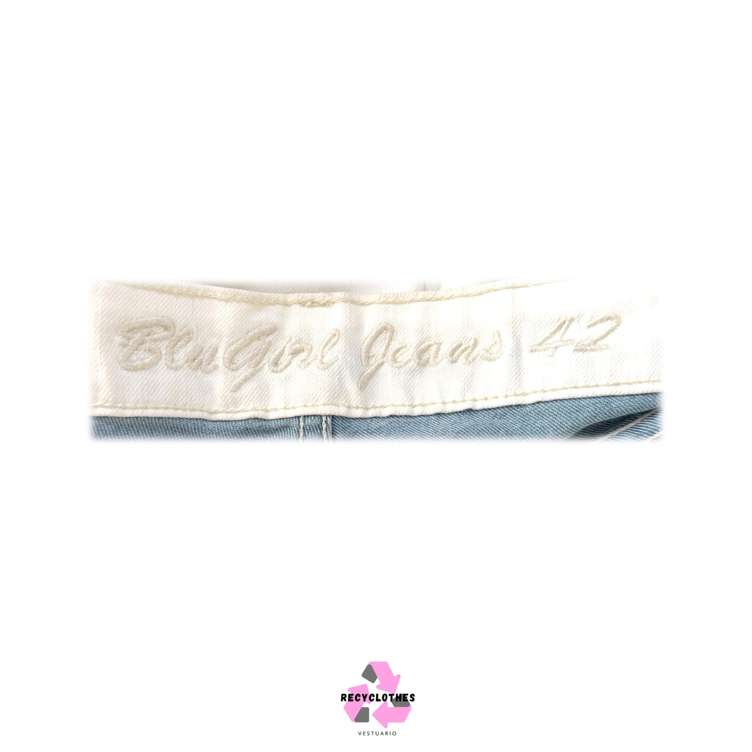 Pantalón Blanco Talla 42 Blugirl - Imagen 4