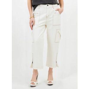 Pantalón Crema Talla 10 Gloria