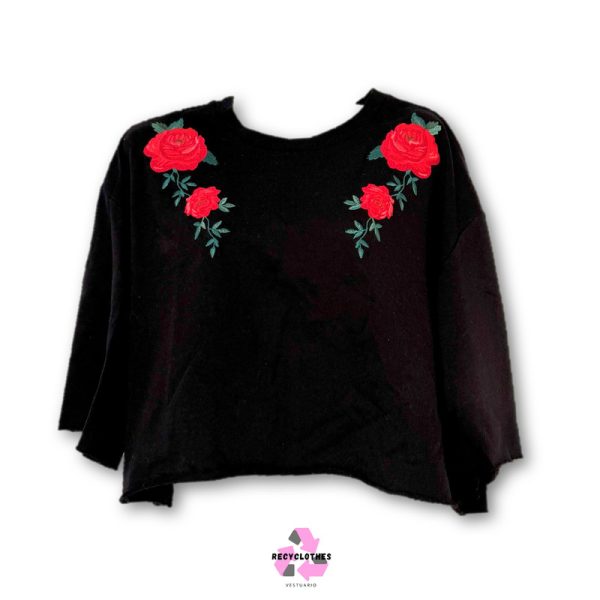 Polerón Negro M H&M - Imagen 2