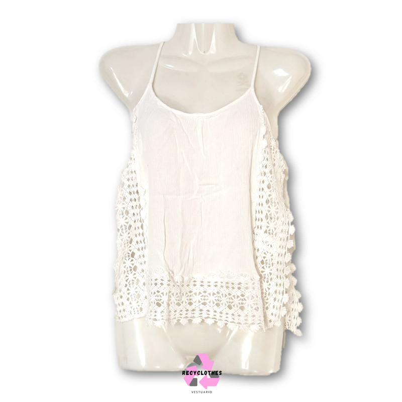 Polera Blanca Aussie Talla S - Imagen 2