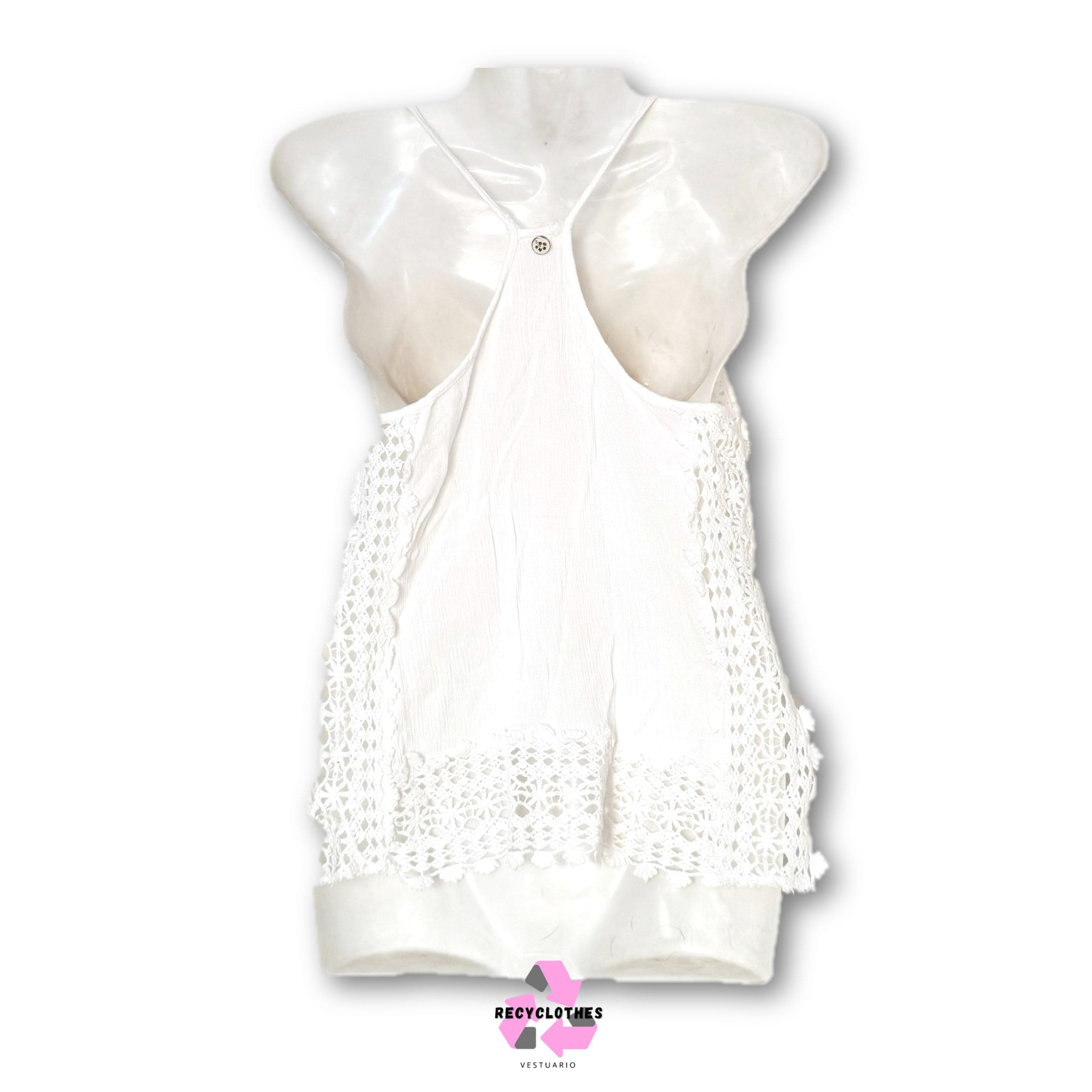 Polera Blanca Aussie Talla S - Imagen 3