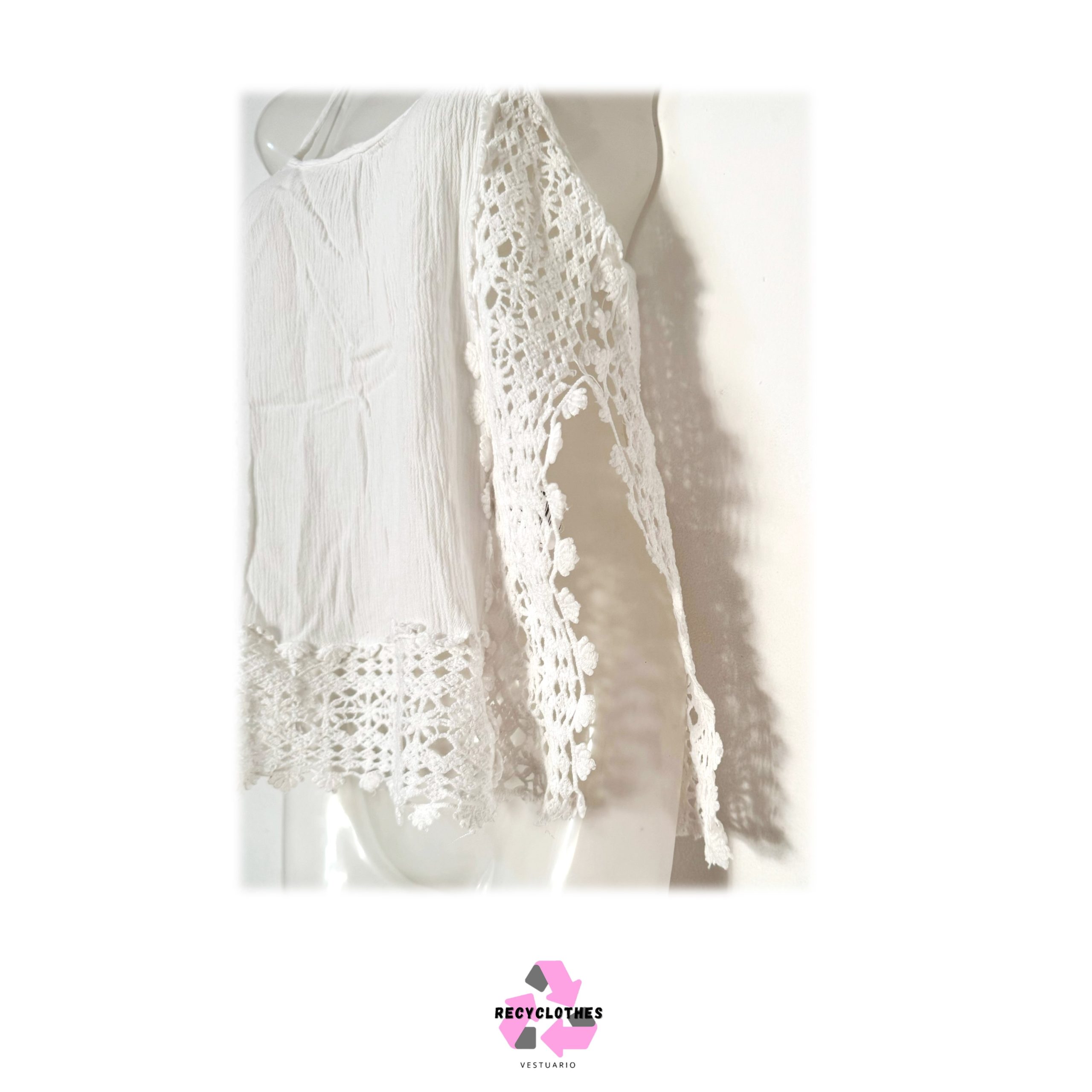 Polera Blanca Aussie Talla S - Imagen 5