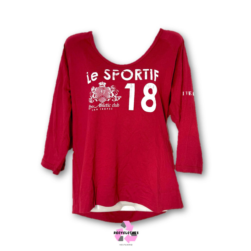 Polera Burdeo Old Navy Talla XL - Imagen 2