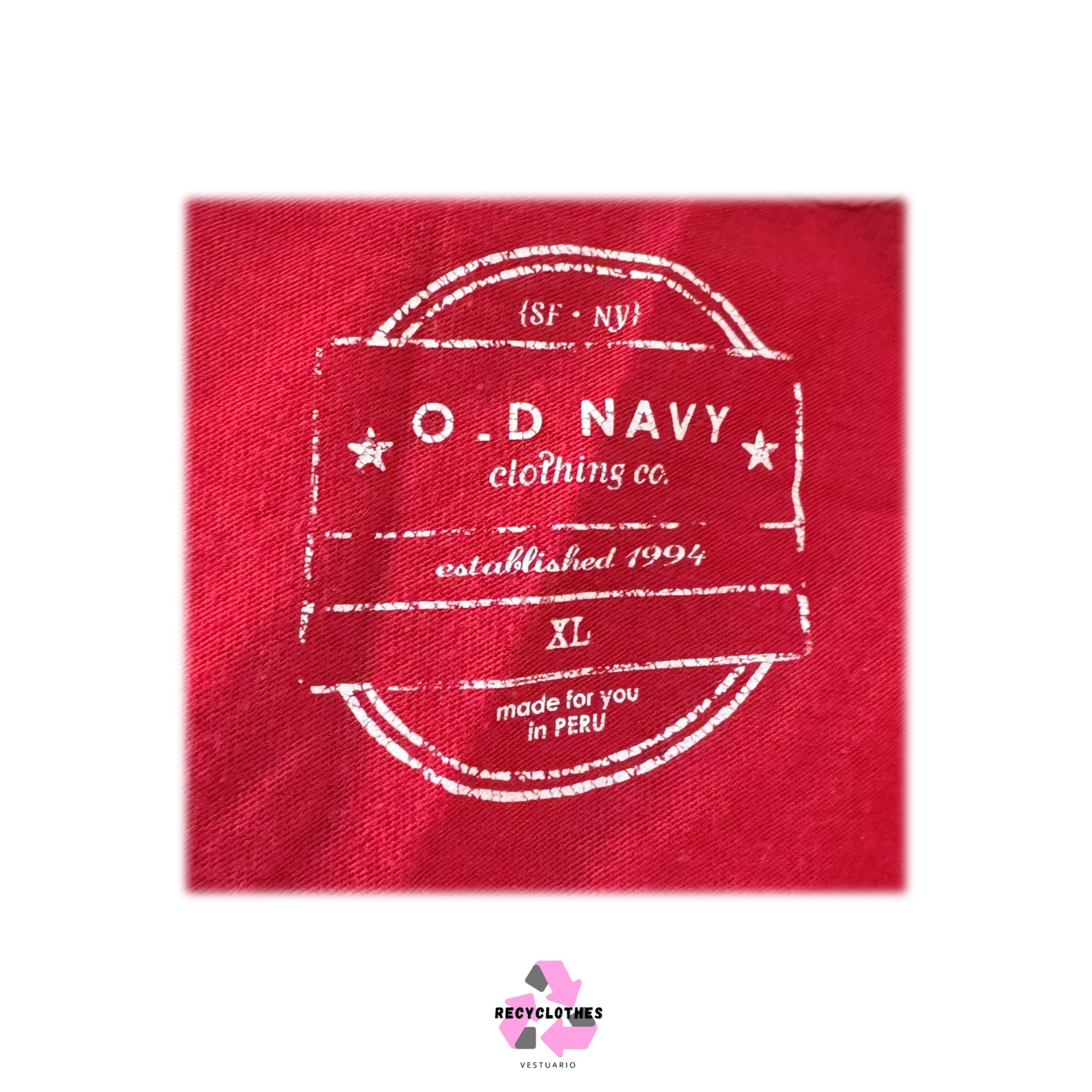 Polera Burdeo Old Navy Talla XL - Imagen 4